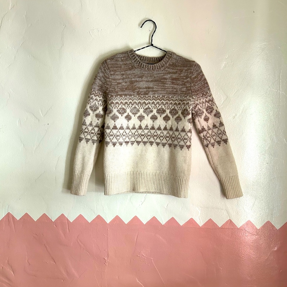 Banana Republic Faire Isle Sweater Size Small